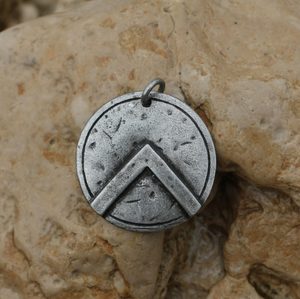 SPARTAN SHIELD, PENDANT, ZINC - MIDDLE AGES, OTHER PENDANTS{% if kategorie.adresa_nazvy[0] != zbozi.kategorie.nazev %} - JEWELLERY - BRONZE, ZINC{% endif %}