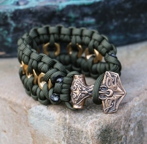 TÓR - THOR'S HAMMER, PARACORD BRACELET - PARACORD - SURVIVAL ARMBÄNDER{% if kategorie.adresa_nazvy[0] != zbozi.kategorie.nazev %} - BUSHCRAFT{% endif %}