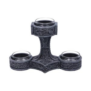 THOR'S HAMMER TEA LIGHT HOLDER 18.5CM - FIGURES, LAMPS, CUPS{% if kategorie.adresa_nazvy[0] != zbozi.kategorie.nazev %} - HOME DECOR{% endif %}