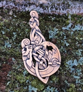 MAC TÍRE, CELTIC WOLF, BRONZE PENDANT - BRONZE HISTORICAL JEWELS{% if kategorie.adresa_nazvy[0] != zbozi.kategorie.nazev %} - JEWELLERY - BRONZE, ZINC{% endif %}