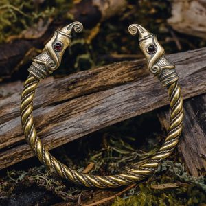 HUGIN UND MUNIN, WIKINGERN, ARMBAND, MESSING - WIKINGER, SLAWISCHE, KELTISCHE ARMBÄNDER - BRONZE{% if kategorie.adresa_nazvy[0] != zbozi.kategorie.nazev %} - SCHMUCKSTÜCKE{% endif %}