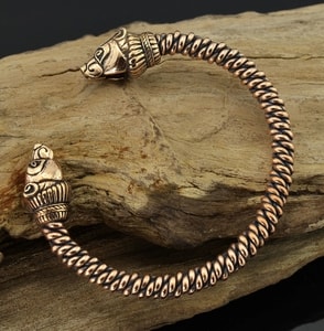 BJÖRN, BEAR, BRONZE BRACELET - VIKING, SLAVIC, CELTIC BRACELETS - BRONZE AND BRASS{% if kategorie.adresa_nazvy[0] != zbozi.kategorie.nazev %} - JEWELLERY - BRONZE, ZINC{% endif %}