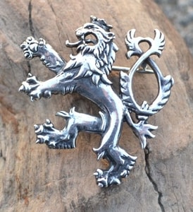 CZECH LION, SILVER BROOCH, AG 925 - BROOCHES AND BUCKLES{% if kategorie.adresa_nazvy[0] != zbozi.kategorie.nazev %} - SILVER JEWELLERY{% endif %}