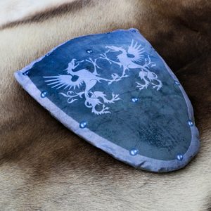 MEDIEVAL DRAGON SHIELD FOR PILLOWFIGHT WARRIORS - WOODEN SWORDS AND ARMOUR{% if kategorie.adresa_nazvy[0] != zbozi.kategorie.nazev %} - WEAPONS - SWORDS, AXES, KNIVES{% endif %}