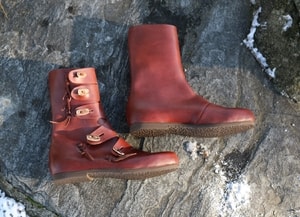 RASMUS, VIKING LEATHER SHOES, LIGHT BROWN - VIKING, SLAVIC BOOTS{% if kategorie.adresa_nazvy[0] != zbozi.kategorie.nazev %} - SHOES, COSTUMES{% endif %}