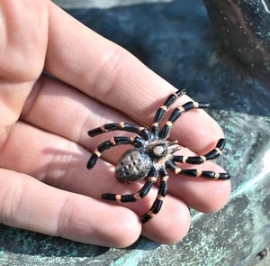 SPIDER, COSTUME BROOCH - COSTUME JEWELLERY{% if kategorie.adresa_nazvy[0] != zbozi.kategorie.nazev %} - JEWELLERY - BRONZE, ZINC{% endif %}