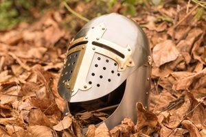 PŘILBA HRNEC ITALSKÝ, MOSAZ - MEDIEVAL HELMETS{% if kategorie.adresa_nazvy[0] != zbozi.kategorie.nazev %} - ARMOUR HELMETS, SHIELDS{% endif %}