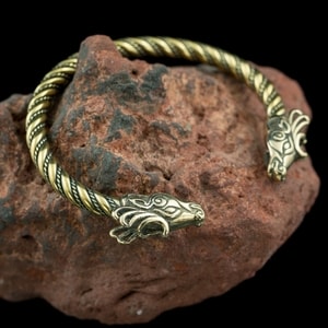 FIANNA, CELTIC DEER, BRACELET, BRASS - BRONZE HISTORICAL JEWELS{% if kategorie.adresa_nazvy[0] != zbozi.kategorie.nazev %} - JEWELLERY - BRONZE, ZINC{% endif %}