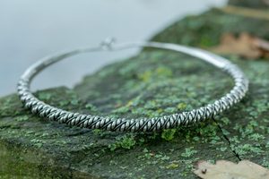 HJALMAR, VIKING NECKLACE, SILVER - TORCS - NECKLACES{% if kategorie.adresa_nazvy[0] != zbozi.kategorie.nazev %} - SILVER JEWELLERY{% endif %}