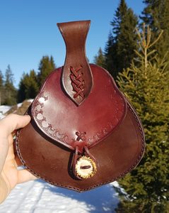 TAURIN, LEATHER MEDIEVAL BAG - BAGS, SPORRANS{% if kategorie.adresa_nazvy[0] != zbozi.kategorie.nazev %} - LEATHER PRODUCTS{% endif %}