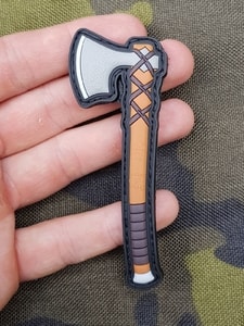 VIKING AXE - RAGNAR, 3D RUBBER PATCH - MILITARY PATCHES{% if kategorie.adresa_nazvy[0] != zbozi.kategorie.nazev %} - BUSHCRAFT{% endif %}