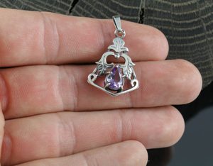 ZEPHYRS, PENDANT, SILVER - AMETHYST - PENDANTS WITH GEMSTONES, SILVER{% if kategorie.adresa_nazvy[0] != zbozi.kategorie.nazev %} - SILVER JEWELLERY{% endif %}