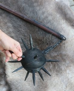 HUSSITE BALL-AND-CHAIN FLAIL, HUSSITE WEAPON, REPLICA - AXES, POLEWEAPONS{% if kategorie.adresa_nazvy[0] != zbozi.kategorie.nazev %} - WEAPONS - SWORDS, AXES, KNIVES{% endif %}