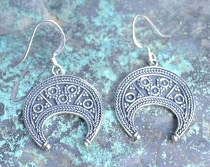 LUNULA, GREAT MORAVIAN EARRINGS, SILVER 925 - EARRINGS{% if kategorie.adresa_nazvy[0] != zbozi.kategorie.nazev %} - SILVER JEWELLERY{% endif %}