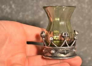 CAROLINA, HISTORICAL GLASS GOBLET, DECORATIVE REPLICA - ZINNBECHERN{% if kategorie.adresa_nazvy[0] != zbozi.kategorie.nazev %} - FIGUREN, DEKORATIONEN{% endif %}