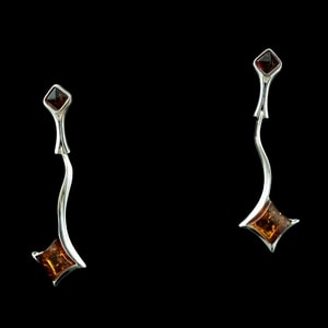 WARTA, AMBER, EARRINGS, STERLING SILVER - EARRINGS{% if kategorie.adresa_nazvy[0] != zbozi.kategorie.nazev %} - SILVER JEWELLERY{% endif %}