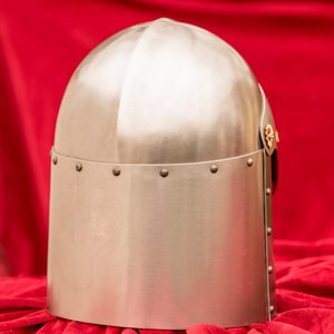 PŘILBA HRNEC ITALSKÝ, MOSAZ - MEDIEVAL HELMETS{% if kategorie.adresa_nazvy[0] != zbozi.kategorie.nazev %} - ARMOUR HELMETS, SHIELDS{% endif %}