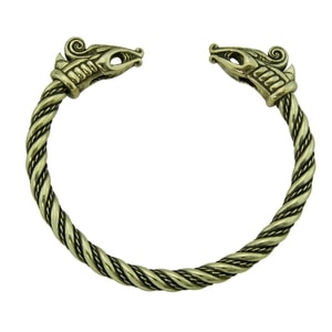 DREKI, VIKING DRACHEARMBAND, MESSING - HISTORISCHEN REPLIKEN AUS BRONZE{% if kategorie.adresa_nazvy[0] != zbozi.kategorie.nazev %} - SCHMUCKSTÜCKE{% endif %}