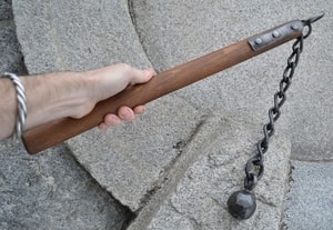 FLAIL, MEDIEVAL WEAPON, 14TH CENTURY, REPLICA - AXES, POLEWEAPONS{% if kategorie.adresa_nazvy[0] != zbozi.kategorie.nazev %} - WEAPONS - SWORDS, AXES, KNIVES{% endif %}
