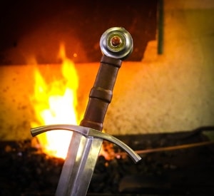 CAROLUS REX, MEDIEVAL SWORD FORGED, SHARP REPLICA - MEDIEVAL SWORDS{% if kategorie.adresa_nazvy[0] != zbozi.kategorie.nazev %} - WEAPONS - SWORDS, AXES, KNIVES{% endif %}