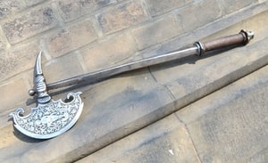 GERMAN HORSEMAN'S AXE, ETCHED, REPLICA - AXT, SCHLAGWAFFEN{% if kategorie.adresa_nazvy[0] != zbozi.kategorie.nazev %} - WAFFEN{% endif %}