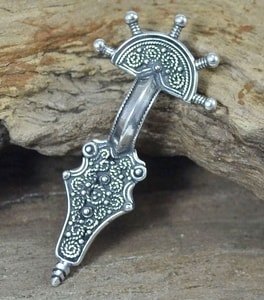 FIBULA - BRIDGE SLAVIC PENDANT, SERBIA, SILVER 925 - PENDANTS{% if kategorie.adresa_nazvy[0] != zbozi.kategorie.nazev %} - SILVER JEWELLERY{% endif %}