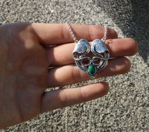 VITALITAS, ART NOUVEAU JEWELRY, NECKLACE, SILVER 925, 13 G - ART NOUVEAU JEWELRY{% if kategorie.adresa_nazvy[0] != zbozi.kategorie.nazev %} - SILVER JEWELLERY{% endif %}