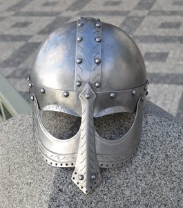 EINAR VIKING HELMET, DECORATED FACE MASK 1.5MM - VIKING AND NORMAN HELMETS{% if kategorie.adresa_nazvy[0] != zbozi.kategorie.nazev %} - ARMOUR HELMETS, SHIELDS{% endif %}