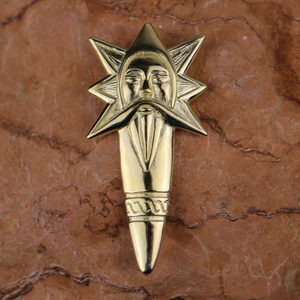 PERUN SLAVIC GOD, PENDANT, GOLD PLATED - SLAVIC AMULETS{% if kategorie.adresa_nazvy[0] != zbozi.kategorie.nazev %} - JEWELLERY - BRONZE, ZINC{% endif %}