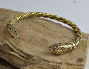 SNAKE, BRASS BRACELET - VIKING, SLAVIC, CELTIC BRACELETS - BRONZE AND BRASS{% if kategorie.adresa_nazvy[0] != zbozi.kategorie.nazev %} - JEWELLERY - BRONZE, ZINC{% endif %}