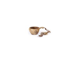 KUPILKA KUKSA 210 ML + SPOON - ORIGINAL (BROWN) - KUKSA - FINNISH DISHES{% if kategorie.adresa_nazvy[0] != zbozi.kategorie.nazev %} - BUSHCRAFT, LIVING HISTORY, CRAFTS{% endif %}