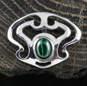 PARIS, MALACHITE, SILVER PENDANT - PENDANTS WITH GEMSTONES, SILVER{% if kategorie.adresa_nazvy[0] != zbozi.kategorie.nazev %} - SILVER JEWELLERY{% endif %}