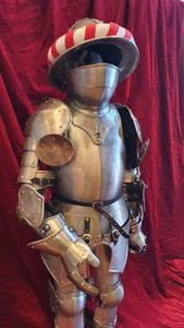 MEDIEVAL ARMOR - CHILDREN'S ARMOR, HANDMADE, DRUAL - SUITS OF ARMOUR{% if kategorie.adresa_nazvy[0] != zbozi.kategorie.nazev %} - ARMOUR HELMETS, SHIELDS{% endif %}