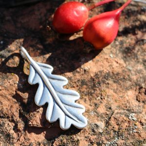 OAK LEAF, SILVER PENDANT, AG 925 - PENDANTS{% if kategorie.adresa_nazvy[0] != zbozi.kategorie.nazev %} - SILVER JEWELLERY{% endif %}