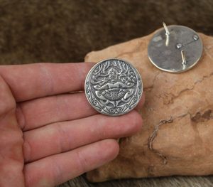 CERNUNNOS, SILVER CONCHO - DECORATION FOR LEATHERWORKERS STERLING SILVER - BROOCHES AND BUCKLES{% if kategorie.adresa_nazvy[0] != zbozi.kategorie.nazev %} - SILVER JEWELLERY{% endif %}