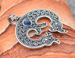 LUNULA, WOMEN'S EARLY MEDIEVAL PENDANT, AG 925 - PENDANTS{% if kategorie.adresa_nazvy[0] != zbozi.kategorie.nazev %} - SILVER JEWELLERY{% endif %}