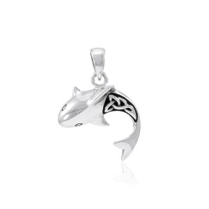 SHARK, SILVER PENDANT IN CELTIC STYLE - NAUTICAL SILVER JEWELRY{% if kategorie.adresa_nazvy[0] != zbozi.kategorie.nazev %} - SILVER JEWELLERY{% endif %}