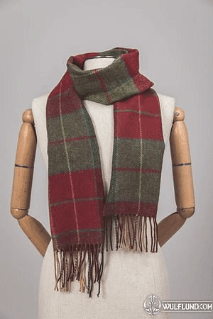 MOY TARTAN LAMBSWOOL SCARF, MADE IN IRELAND