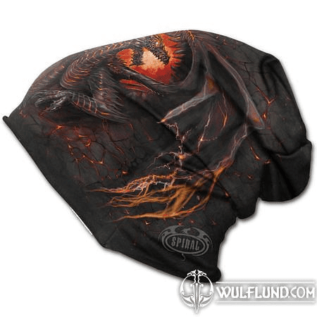 DRAGON OFEN - LEICHTE BAUMWOLLE BEANIES SCHWARZ