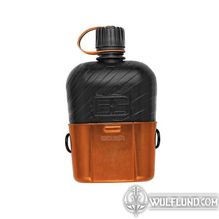 GERBER BEAR GRYLLS CANTEEN WATER BOTTLE WITH COOKING CUP