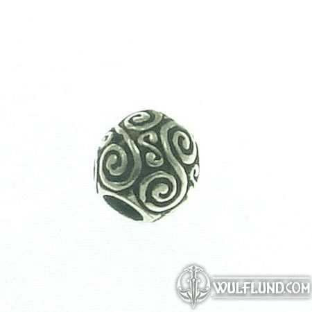 CELTIC SPIRALS - BEAD FOR BEARD AG 925