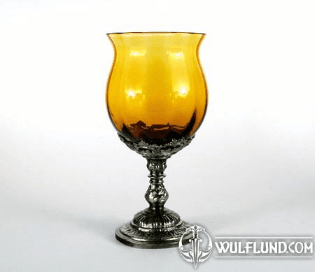 AMBRA, HISTORICAL CZECH GLASS WITH TIN