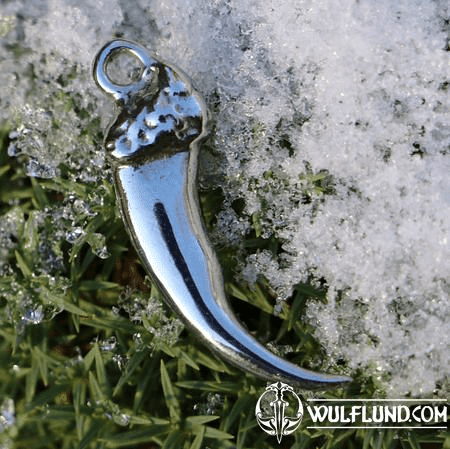 WOLF CLAW, PENDANT, STAINLESS STEEL