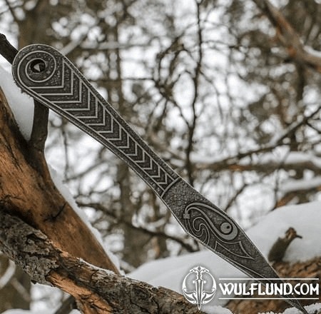 MUNINN ETCHED THROWING KNIFE - 1 PIECE