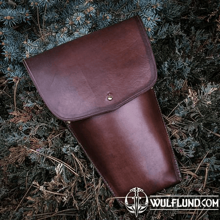 LEATHER BELT CASE FOR 3 THROWING KNIVES