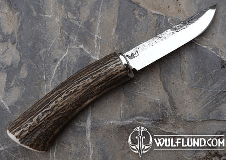 FORGED KNIFE, DEER ANTLER