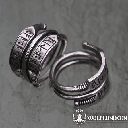 DEITY - VIKING RUNE RING, SILVER 925