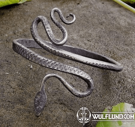 SNAKE, HAND FORGED BRACELET