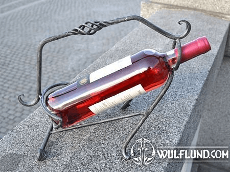 FORGED IRON WINE HOLDER