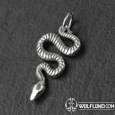 SNAKE, SILVER PENDANT